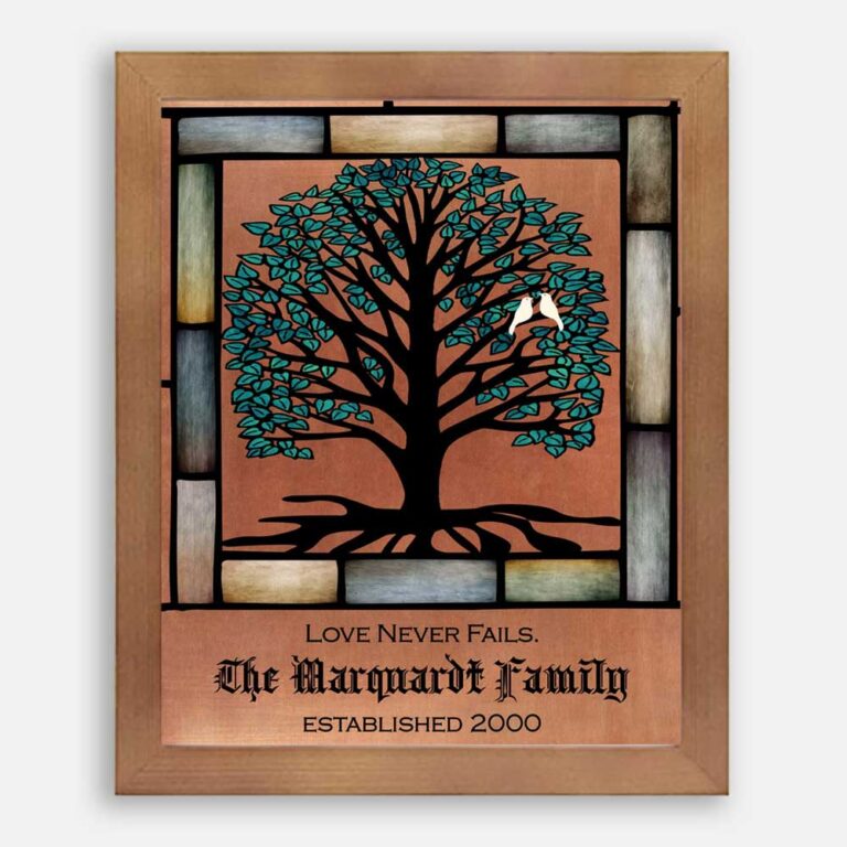 Best Anniversary Gift With Family Name & Date