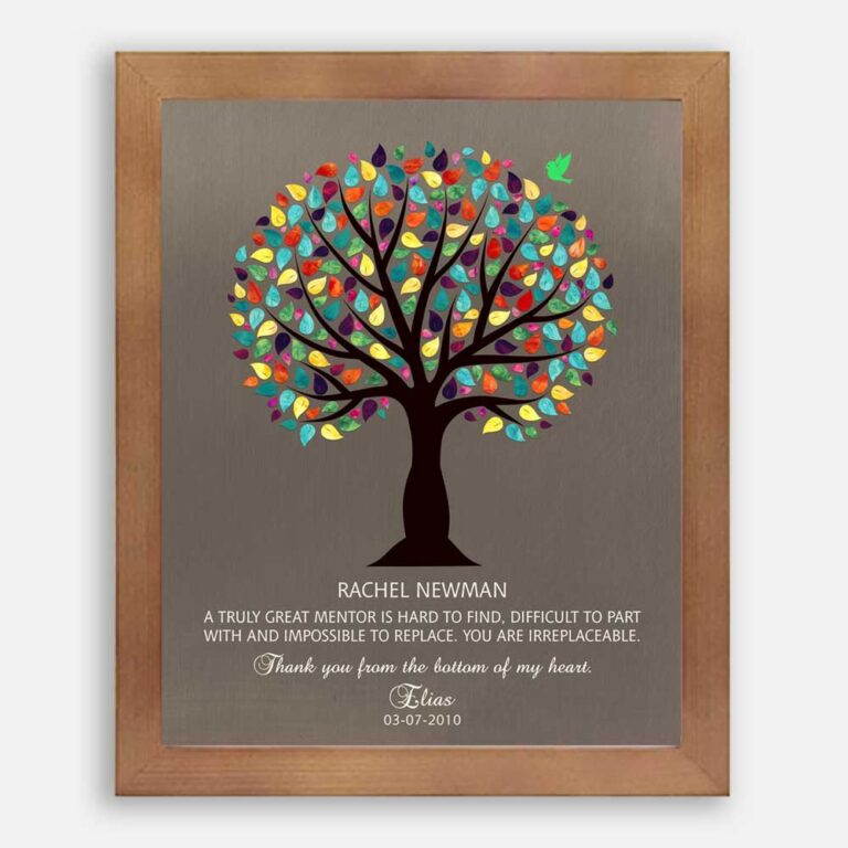 Personalized Gift For Your Mentor With A Heartfelt Message That Will Be Cherished