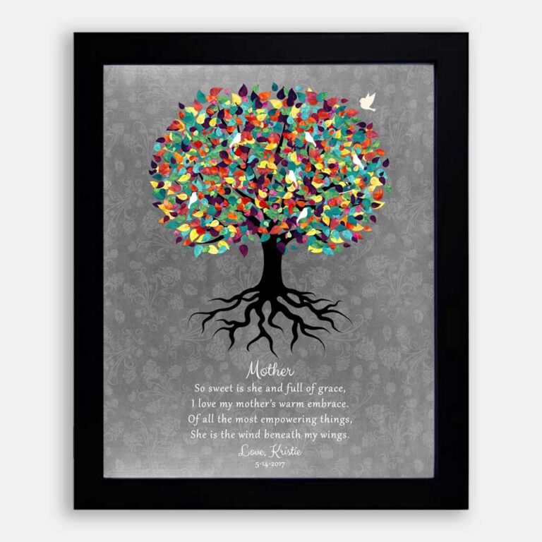 Gift Depicting Rooted Tree & A Bird
