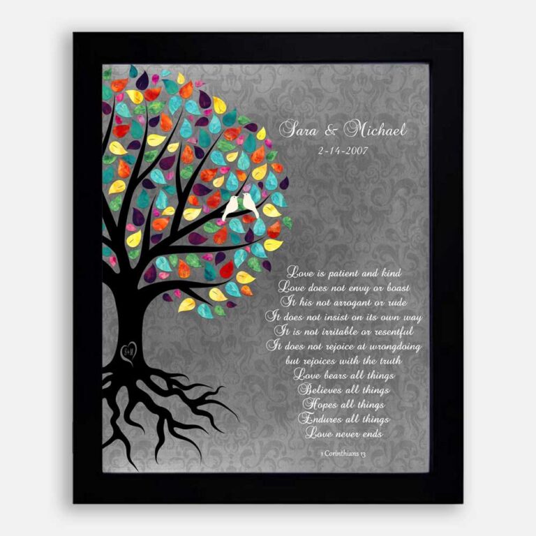 A Rooted Family Multicolor Tree Two Love Birds