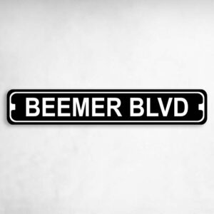 Beemer Boulevard Novelty Metal Street Sign to add to your sign collection.