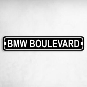 BMW Boulevard Novelty Metal Street Sign to add to your sign collection.