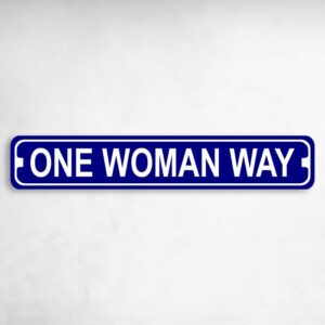 Bud Woman Way Novelty Metal Street Sign to add to your sign collection.