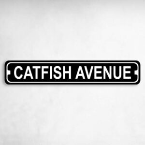 Catfish Avenue Novelty Metal Street Sign to add to your sign collection.