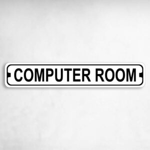 Computer Room Novelty Metal Street Sign to add to your sign collection.
