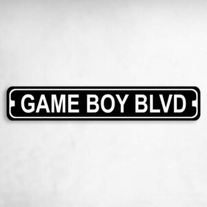Game Boy Boulevard Novelty Metal Street Sign to add to your sign collection.