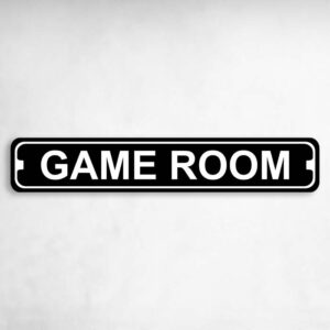Game Room Novelty Metal Street Sign to add to your sign collection.