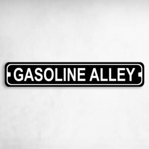 Gasoline Alley Novelty Metal Street Sign to add to your sign collection.