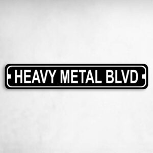 Heavy Metal Boulevard Novelty Metal Street Sign to add to your sign collection.