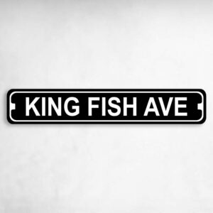 King Fish Avenue Novelty Metal Street Sign to add to your sign collection.