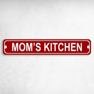 Moms Kitchen Novelty Metal Street Sign to add to your sign collection.