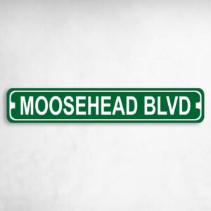 Moosehead Boulevard Novelty Metal Street Sign to add to your sign collection.