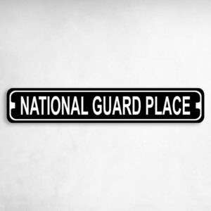 National Guard Place Novelty Metal Street Sign to add to your sign collection.