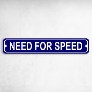 Need for Speed Novelty Metal Street Sign to add to your sign collection.