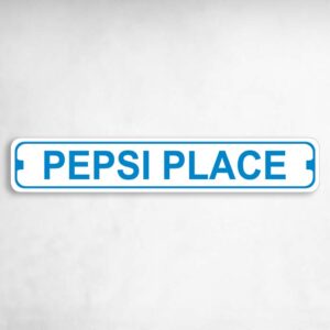 Pepsi Place Novelty Metal Street Sign to add to your sign collection.