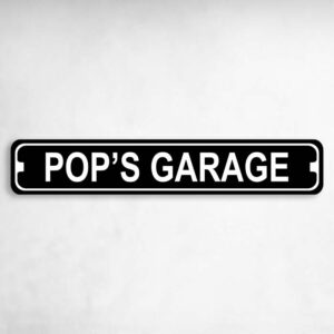 Pops Garage Novelty Metal Street Sign to add to your sign collection.