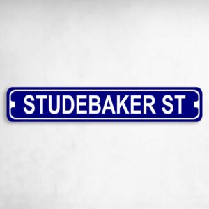 Studebaker Street Novelty Metal Street Sign to add to your sign collection.