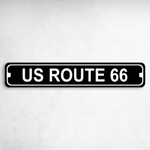 US Route 66 Novelty Metal Street Sign to add to your sign collection.