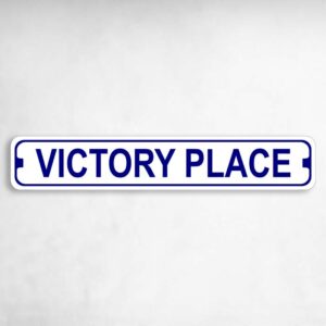 Victory Place Novelty Metal Street Sign to add to your sign collection.