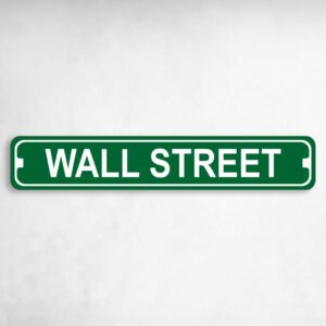 Wall Street Novelty Metal Street Sign to add to your sign collection.
