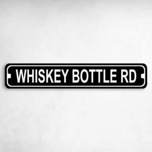 Whiskey Bottle Road Novelty Metal Street Sign to add to your sign collection.