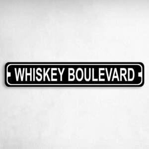 Whiskey Boulevard Novelty Metal Street Sign to add to your sign collection.
