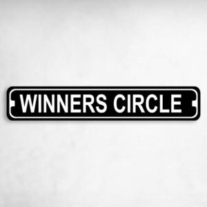Winners Circle Novelty Metal Street Sign to add to your sign collection.