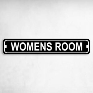 Womens Room Novelty Metal Street Sign to add to your sign collection.