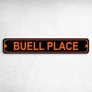 Buell Place Harley Novelty Metal Street Sign to add to your sign collection.