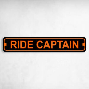 Ride Captain Drive Harley Novelty Metal Street Sign to add to your sign collection.