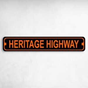 Heritage Highway Harley Novelty Metal Street Sign to add to your sign collection.