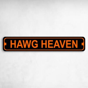 Hawg Heaven Harley Novelty Metal Street Sign to add to your sign collection.