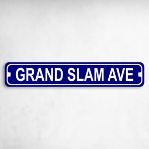 Grand Slam Ave Baseball Novelty Metal Street Sign to add to your sign collection.