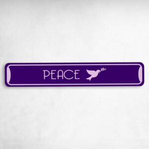 Peace Dove Collectible Eco-Friendly Novelty Sign Novelty Metal Street Sign to add to your sign collection.