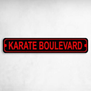 Karate Blvd Karate MMA Novelty Metal Street Sign to add to your sign collection.