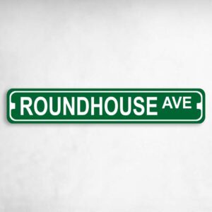 Roundhouse Ave Karate MMA Novelty Metal Street Sign to add to your sign collection.