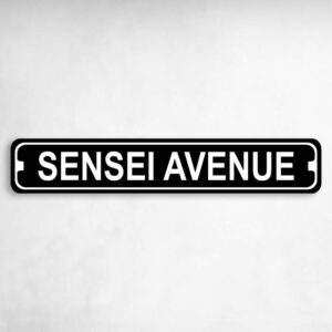 Sensei Avenue Karate MMA Novelty Metal Street Sign to add to your sign collection.