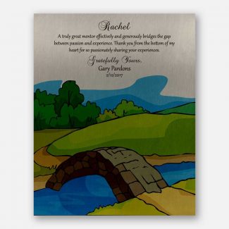 Personalized Gift For Mentor, Bridge The