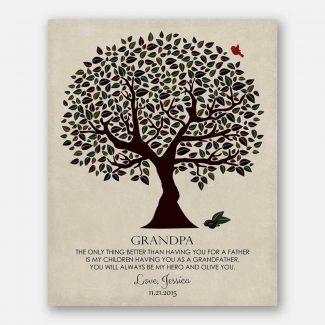 Personalized Gift For Grandpa Olive You