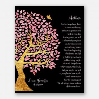 Gift For Mom | Personalized Tree Gift | Gift From Daughter | Gift For Mum | Wedding Day Gift | Thank You | #1502