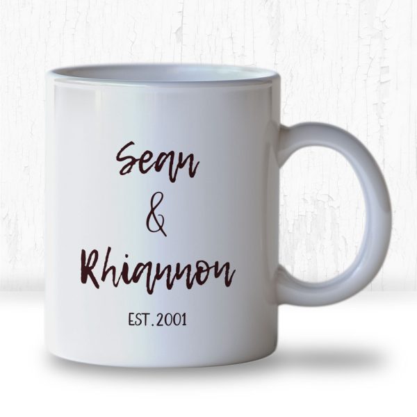 personalized coffee mug for couple