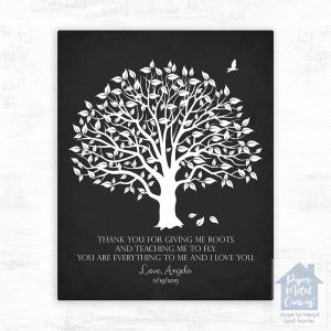Magnolia Tree Wedding Wall Plaque Gift for Parents LTC-1152