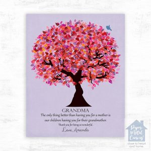 Canopy Tree Family Appreciation Wall Plaque Gift for Grandmother LTC-1177
