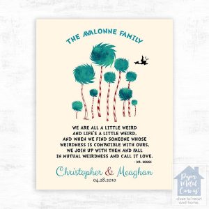 Cypress Tree 1st Anniversary Wall Plaque Gift for Couple LTC-1470