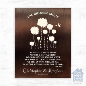 Bronze Cypress Tree 9th Anniversary Wall Plaque Gift for Couple LTC-1471