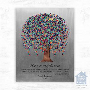 Tin Willow Tree Leadership Appreciation Wall Plaque Gift for Mentor LTC-1511