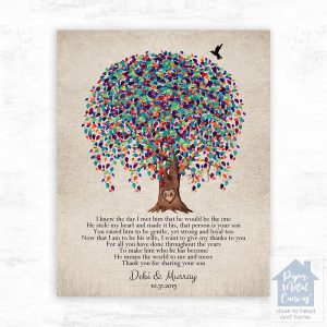 Willow Tree Wedding Wall Plaque Gift for Mother Of The Groom LTC-1517