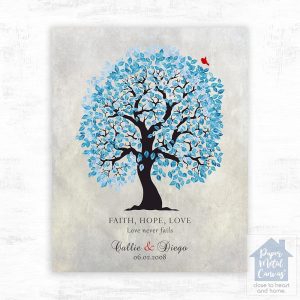 Artful Tree Anniversary Wall Plaque Gift for Couple LTC-1521