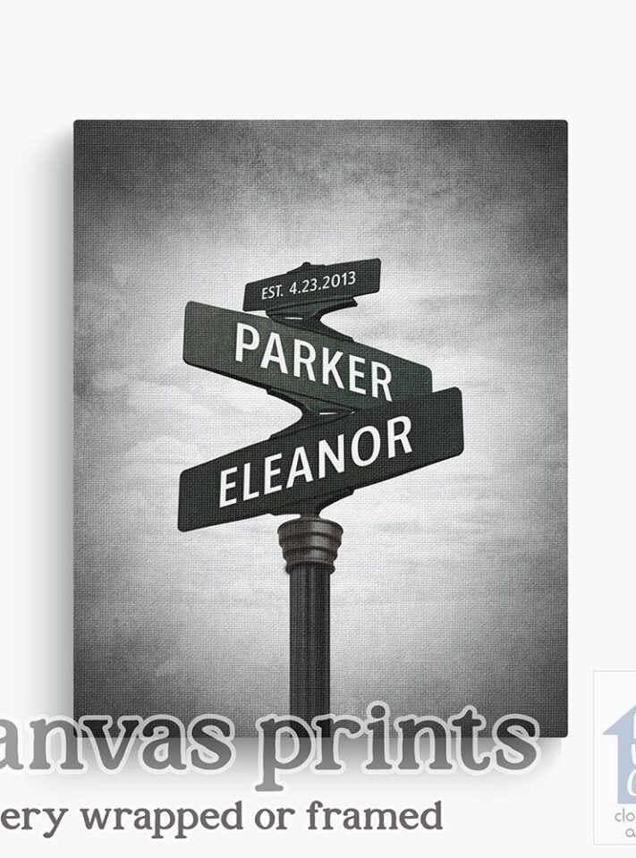 An old-Fashoned street sign for an intersection An old-Fashoned street sign for an intersection