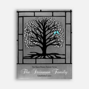 10 Year Anniversary Personalized Gift